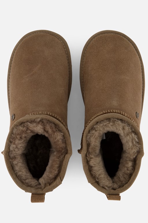Warmbat Durack Gevoerde boots taupe Suede