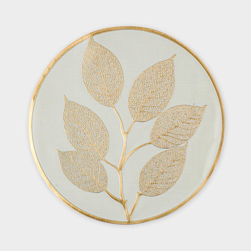 Set de table rond tige doré
