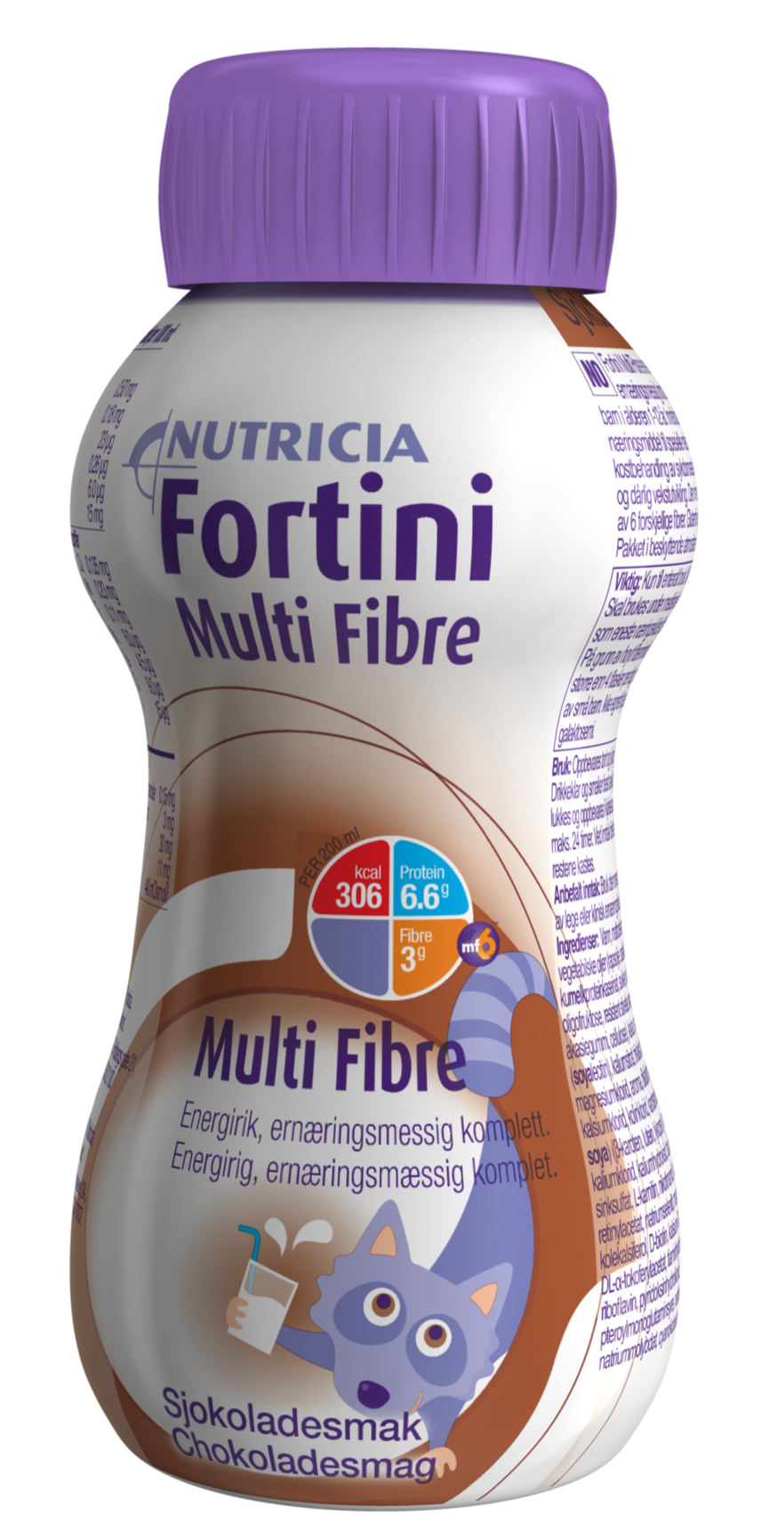 Fortini Multi Fibre sjokolade 200 ml