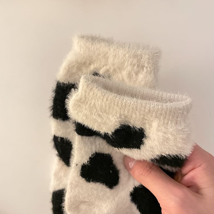 Intimo - Zachte sokken met koeienprint