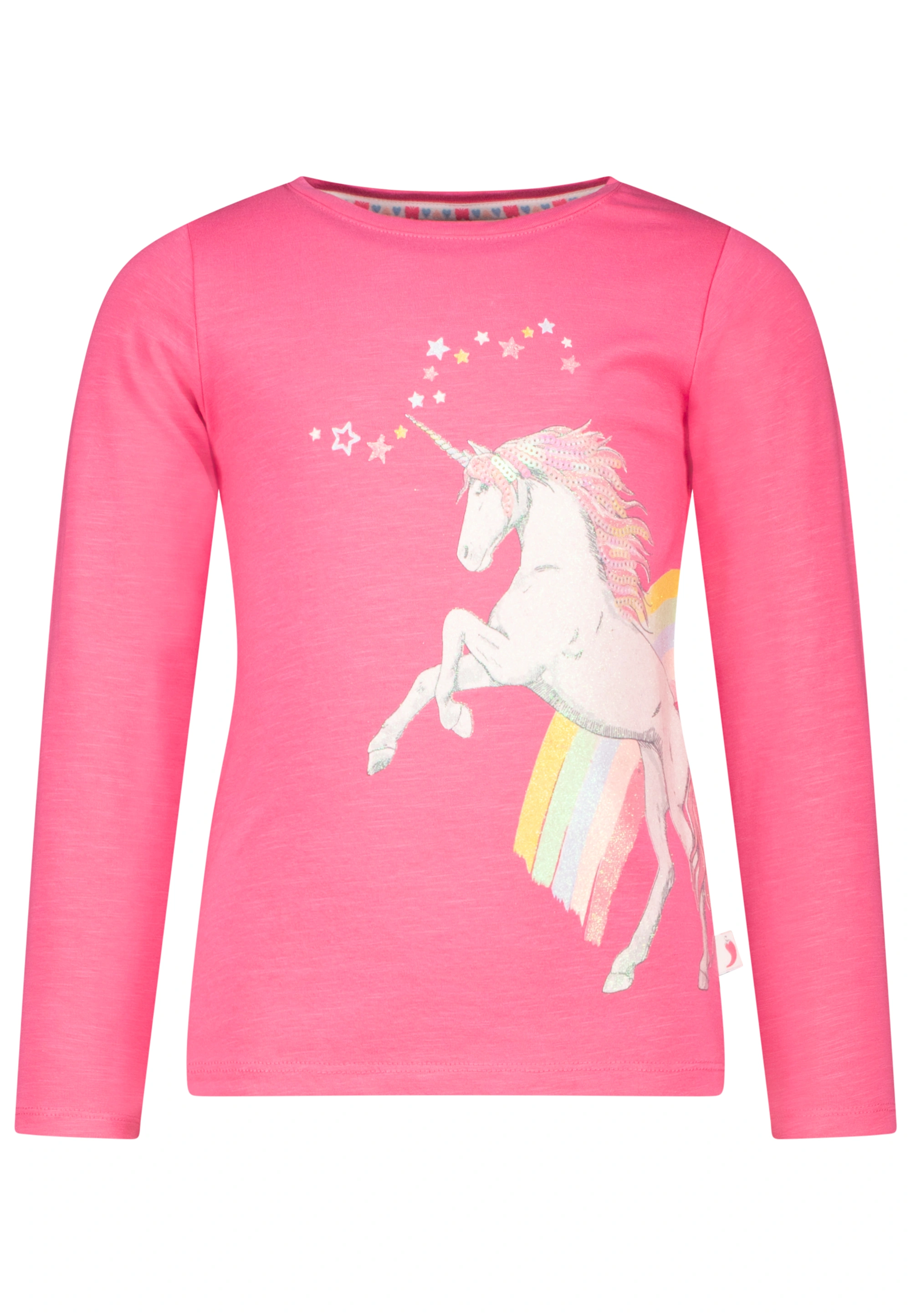 Langarmshirt UNICORN in paradise pink