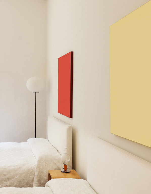 Flos Glo-Ball F2 vloerlamp zilver