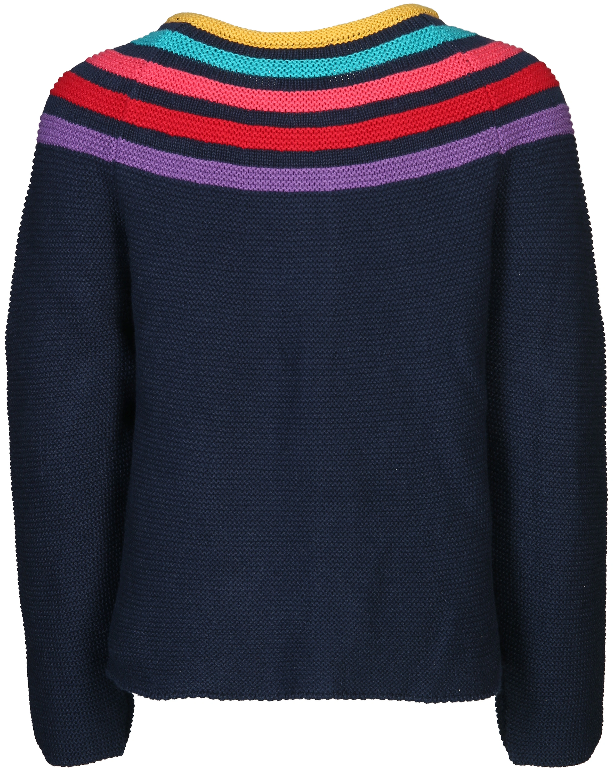 Strickjacke GABBIE - RAINBOW in indigo