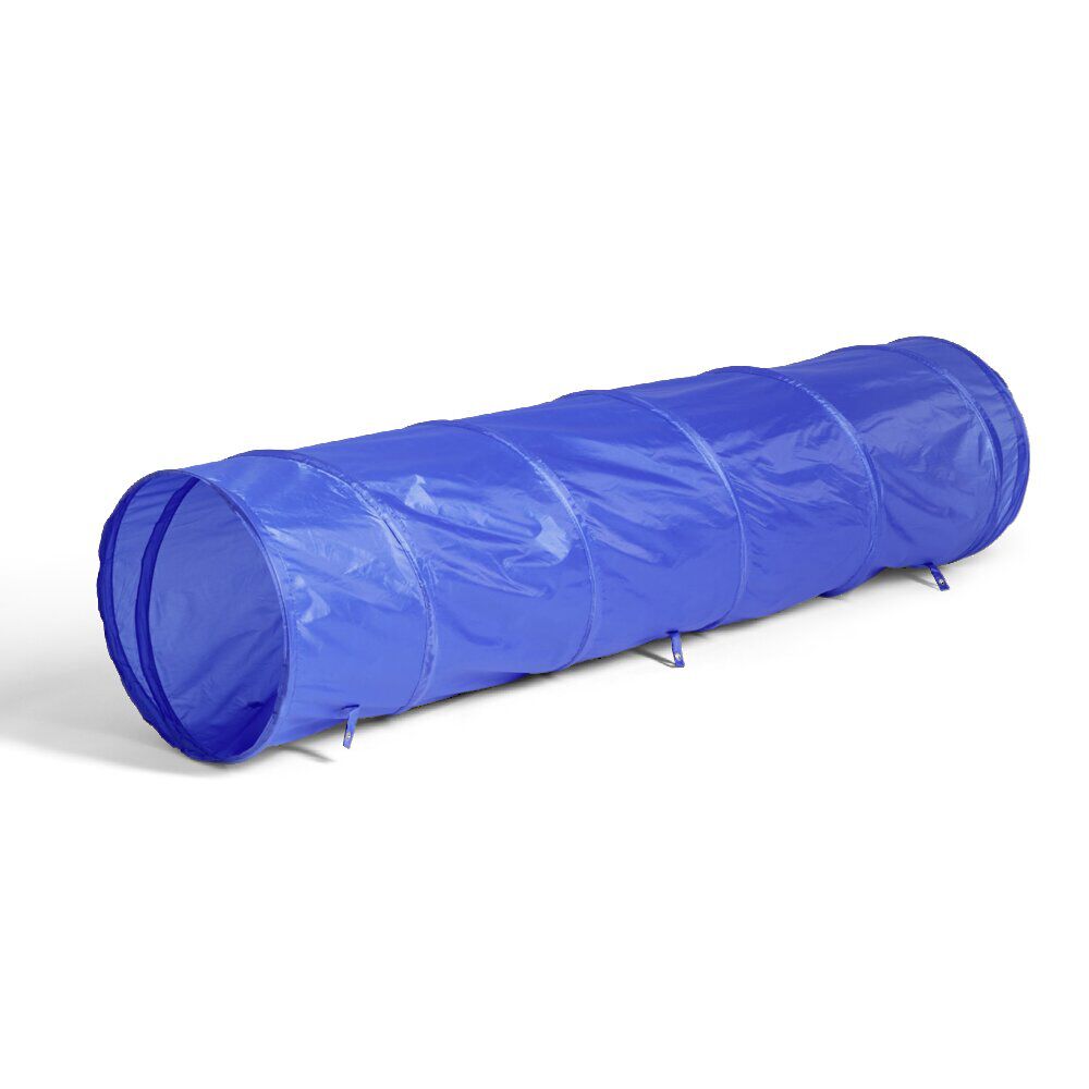 Tunnel d'entrainement pour chien avec sac de rangement Ø48xL200cm
