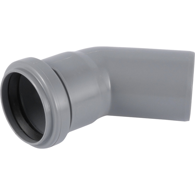 PP bocht 45° 50mm