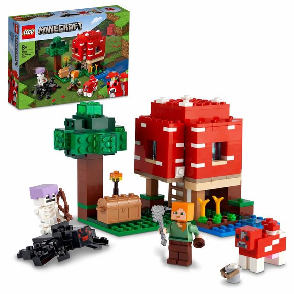 La maison champignon LEGO Minecraft 21179