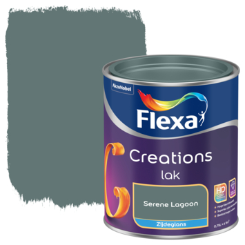 Flexa Creations binnenlak zijdeglans serene lagoon 750 ml