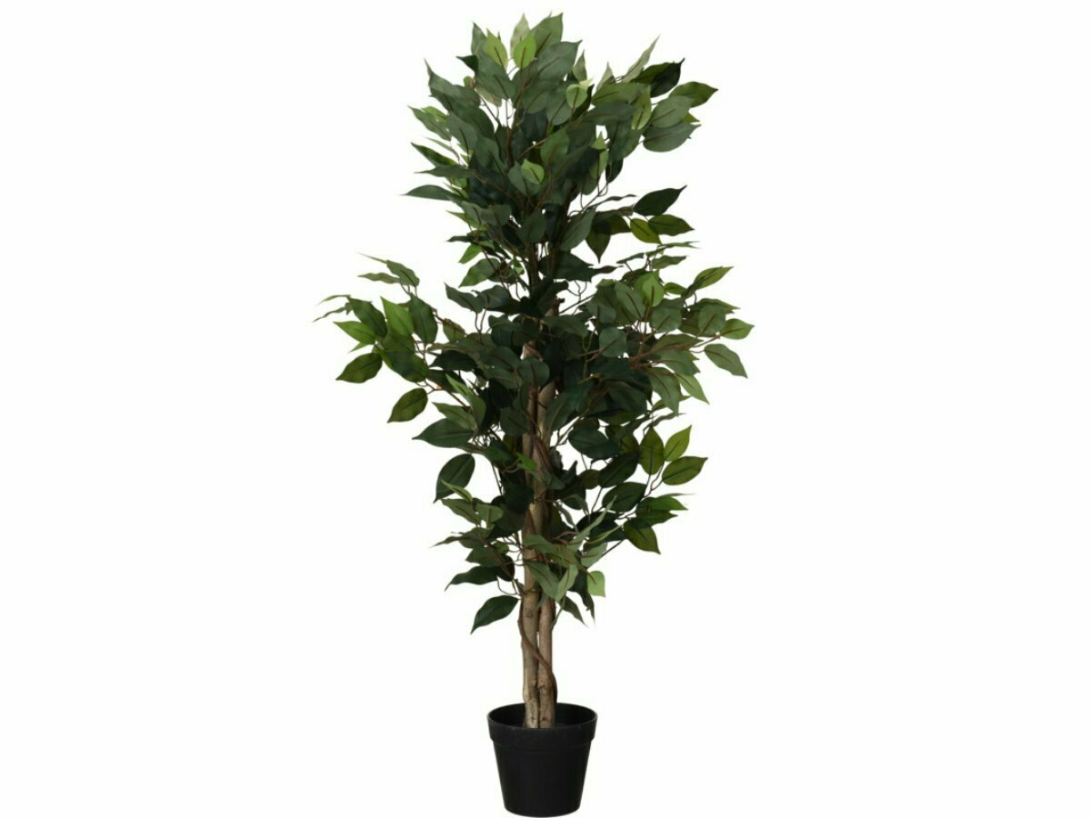 Ficus in pot 115 cm kunstplant - 2 kleuren
