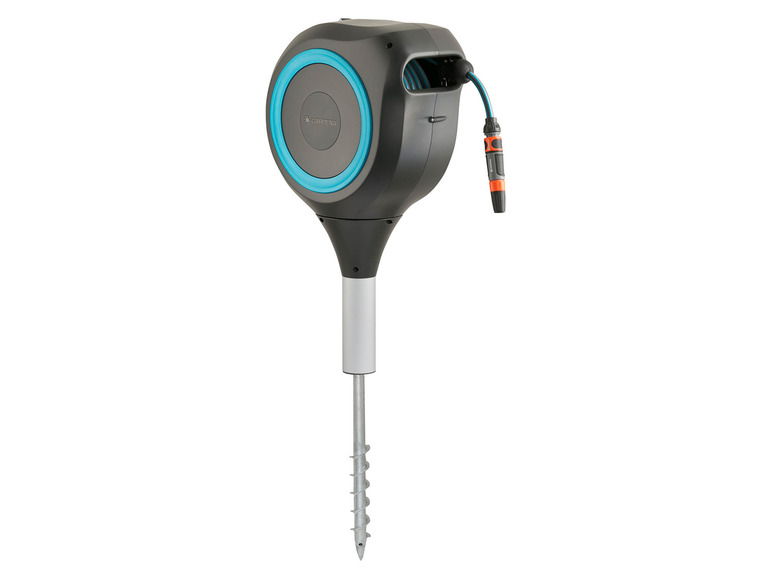 Tuinslangbox RollUp M grijs/blauw
