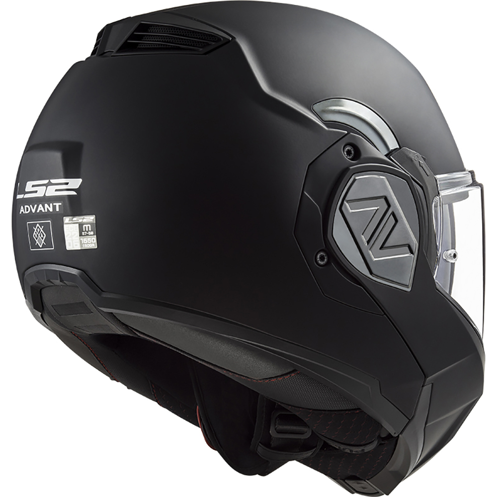 LS2 - Casque FF906 Advant Solid / intercom intégré Noir Mat
