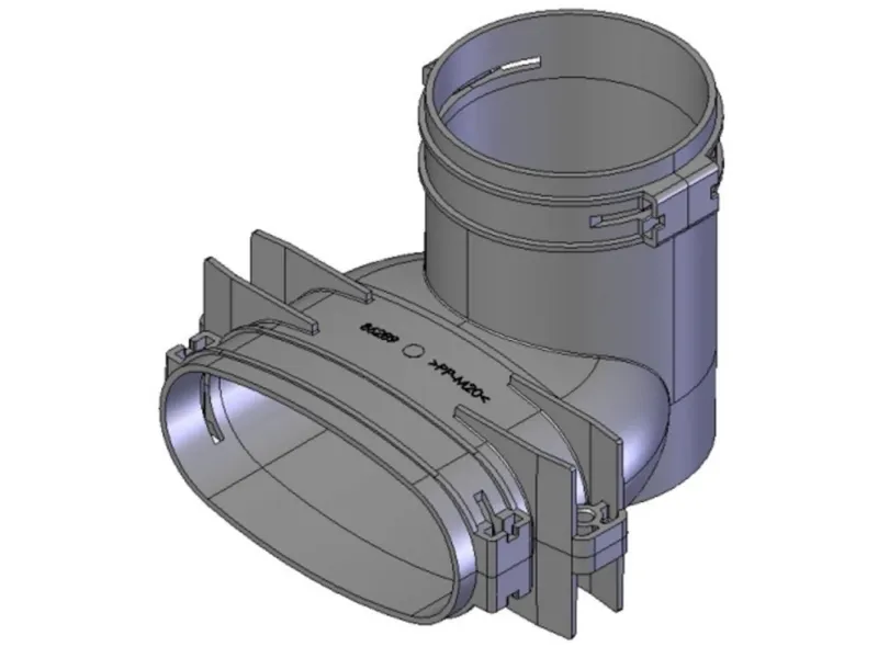 Helios Ventilatoren 3860 Tilslutningsstykke