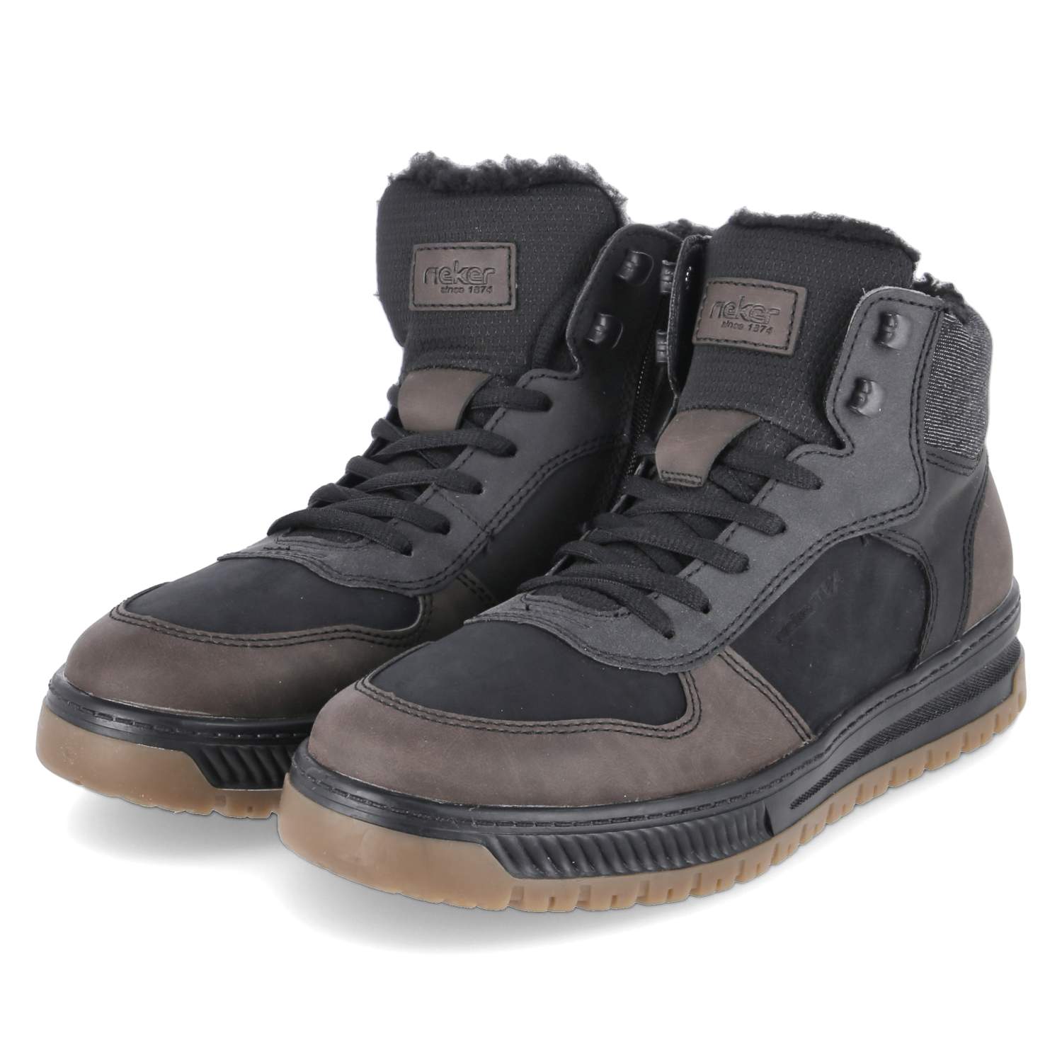 Rieker Winterboots - moro/black/schwarz/schwarz/sch