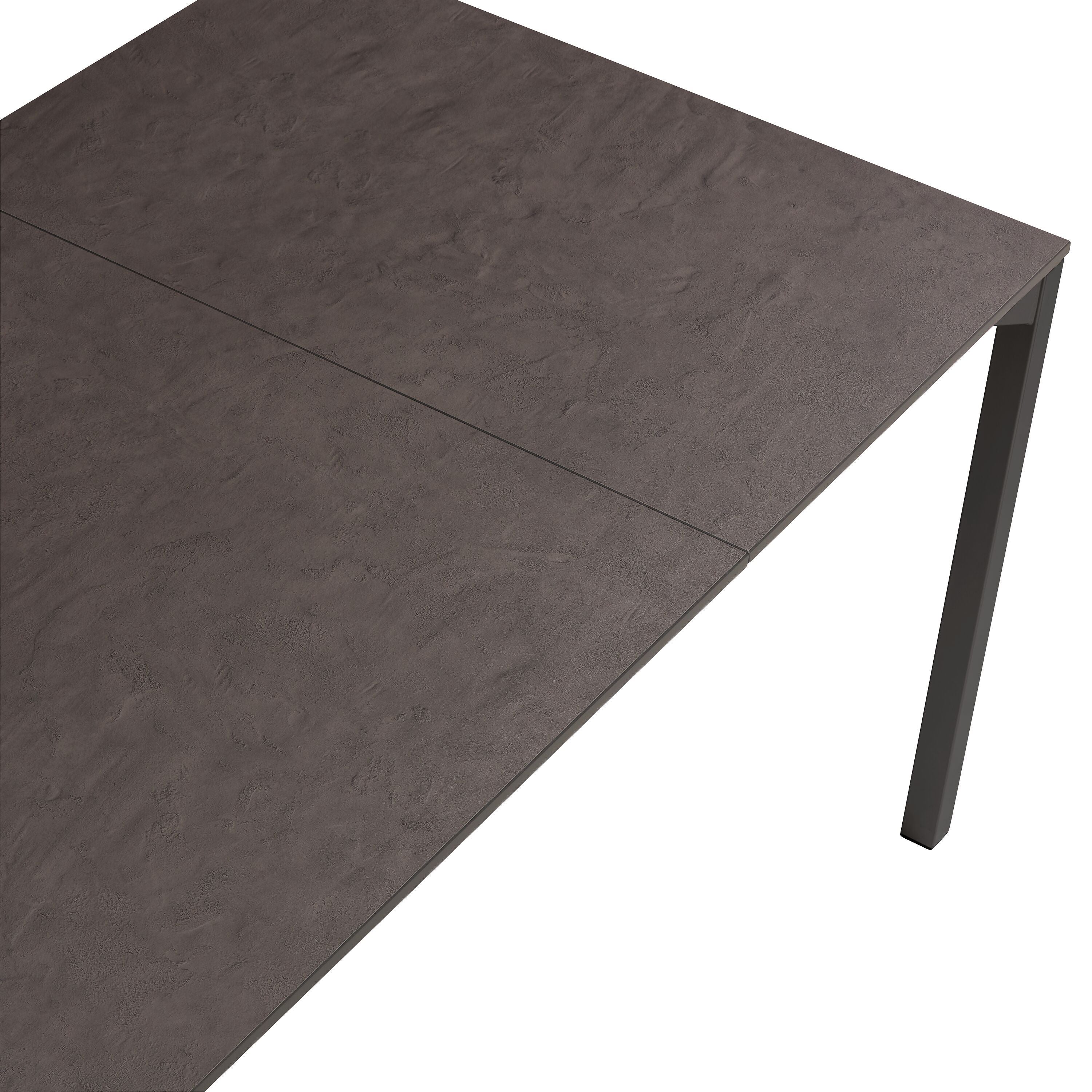 MALO Ausziehtisch - Mondgrau / B: 190.0 cm x T: 90.0 cm x H: 75.0 cm