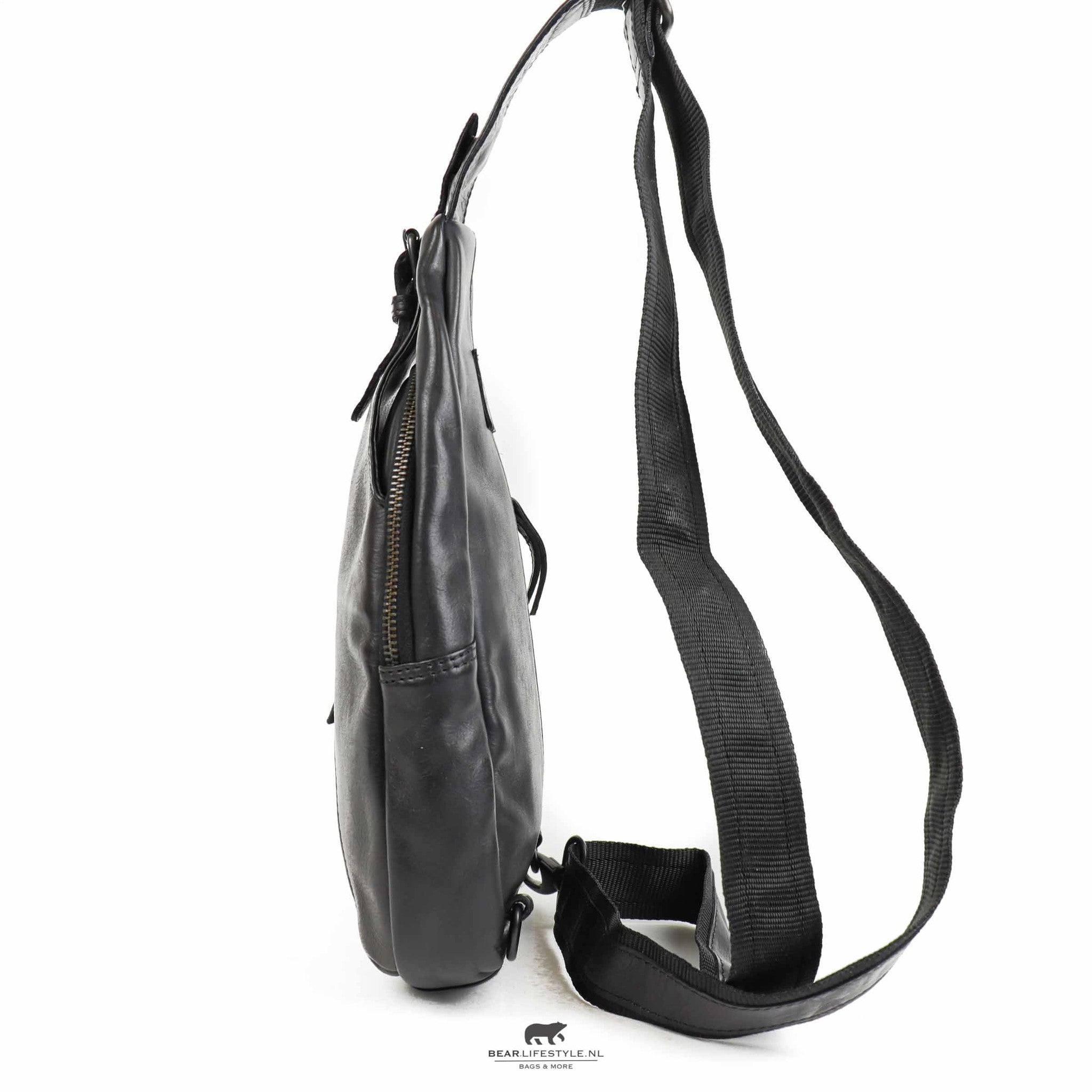 Crossbody tas 'Daley' zwart Zwart