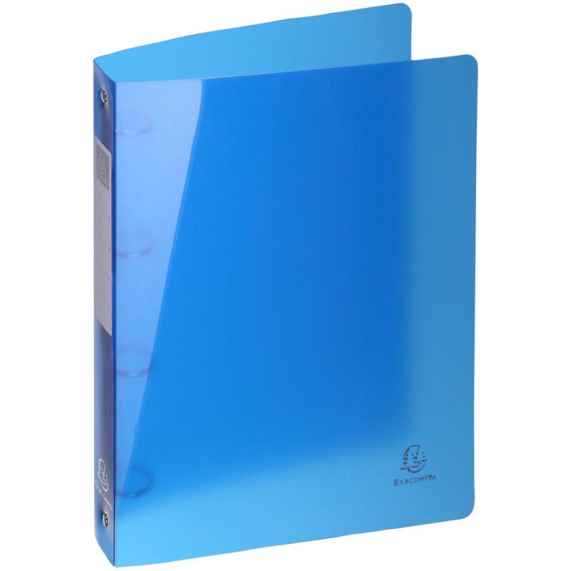 Classeur 4 anneaux plastifié Exacompta Iderama A4 maxi - Dos 4 cm couleurs  assorties