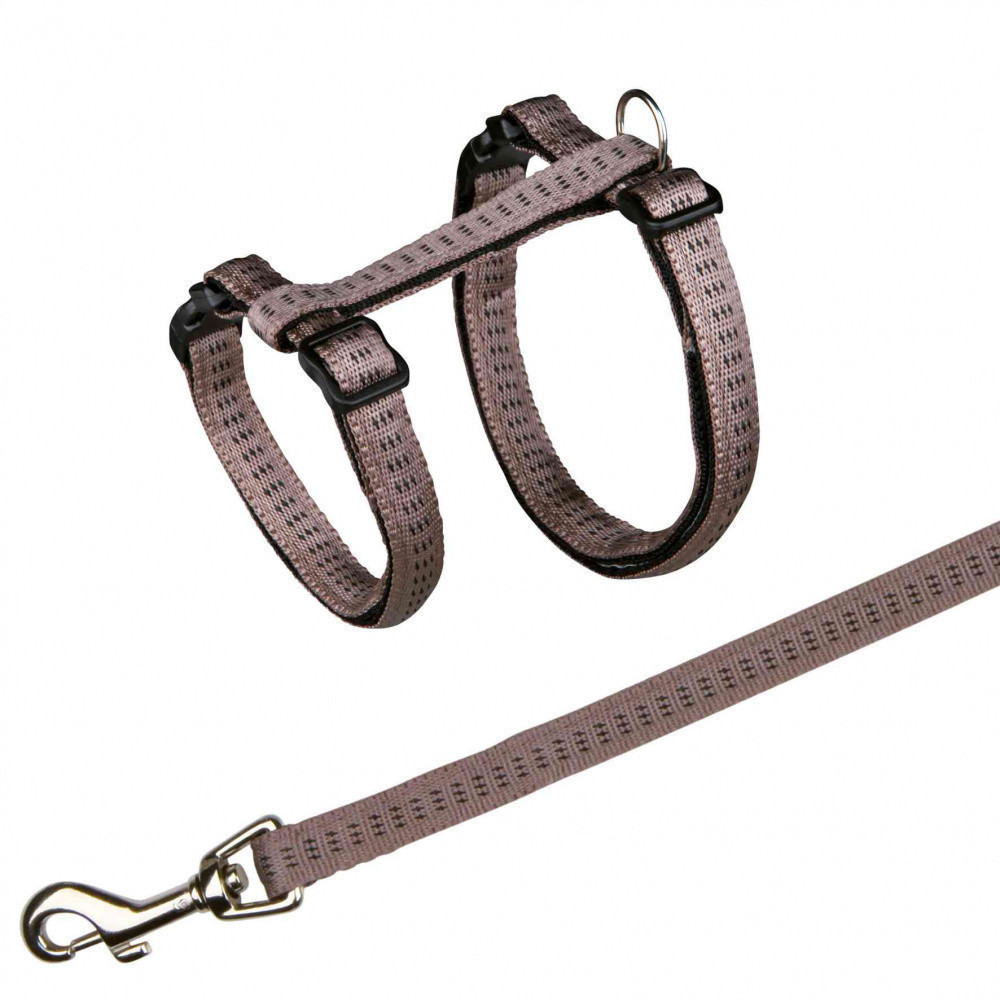 Harnais softline elégance 27-44 cm, avec laisse couleurs aléatoires pour ch