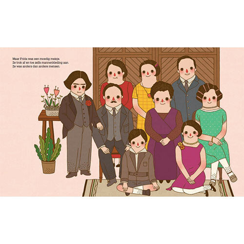 Uitgeverij de vier windstreken van klein tot groots: frida kahlo