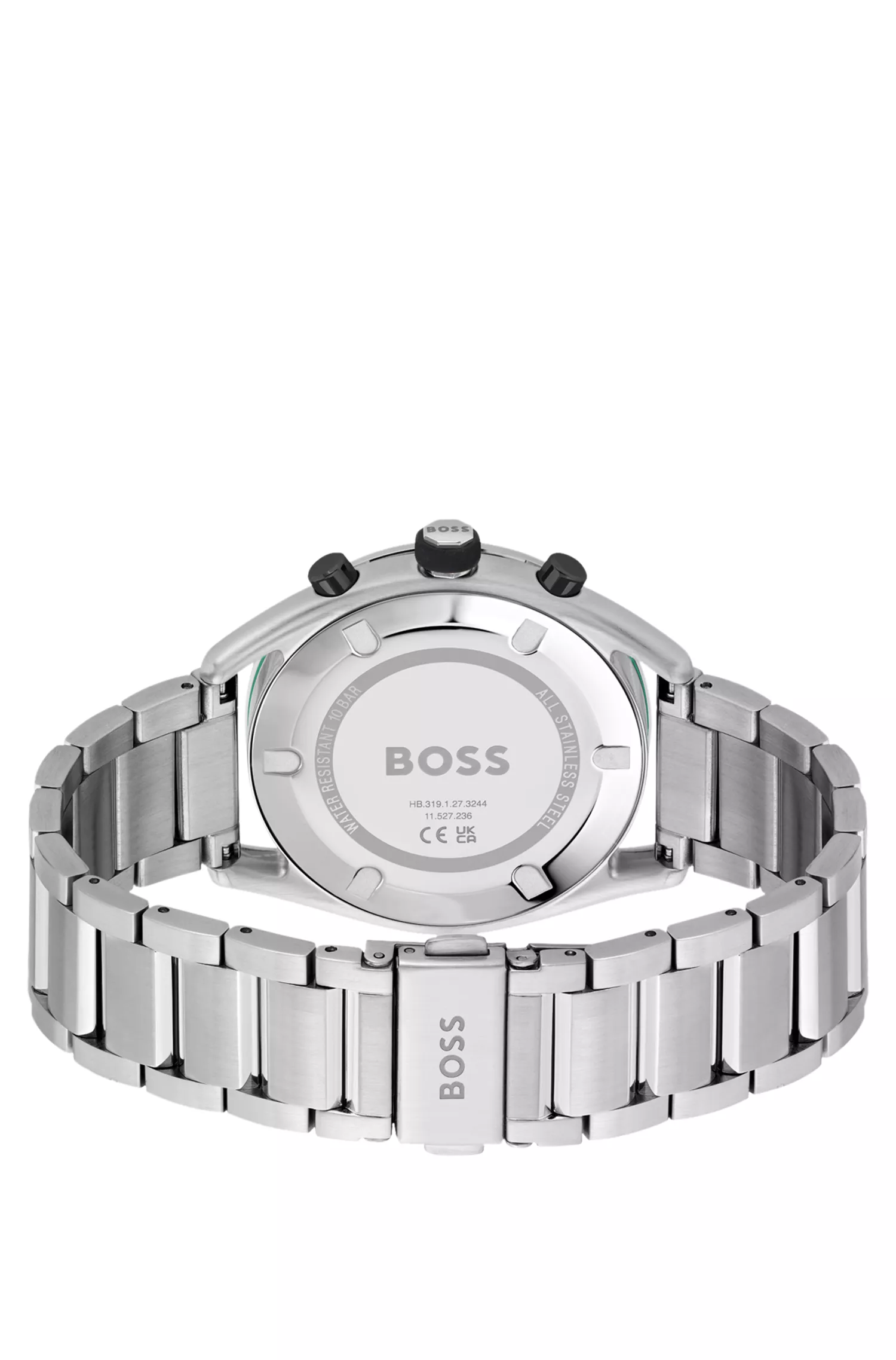 Relógio cronógrafo BOSS Black-Multi-eye com pulseira de elos