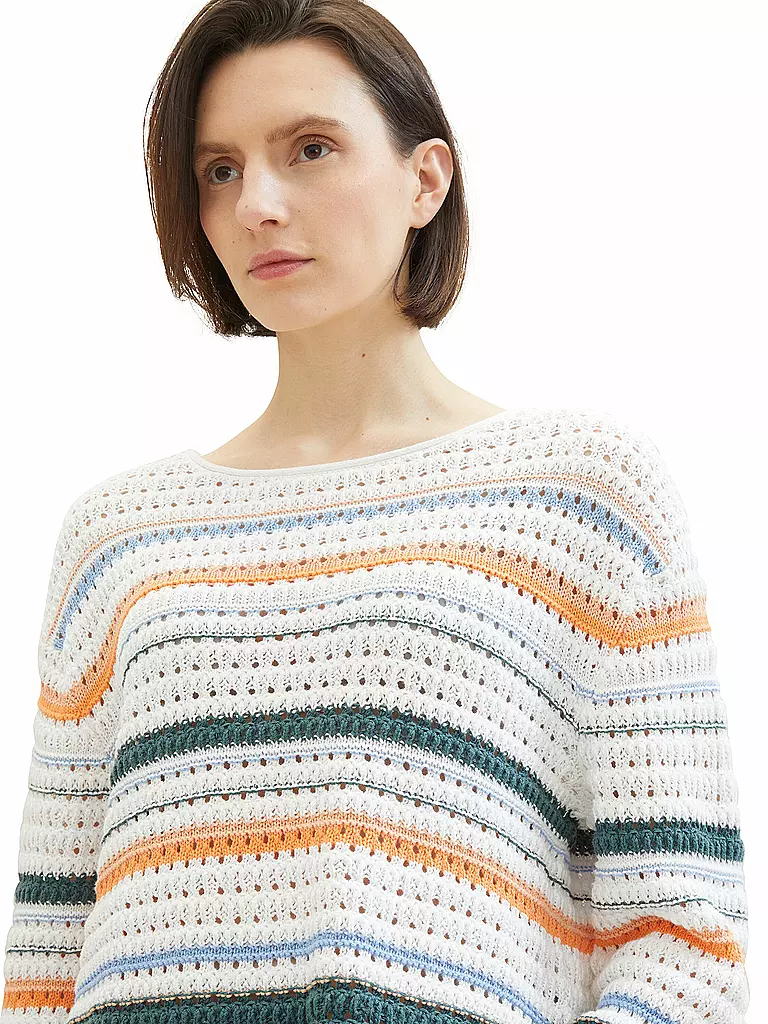 TOM TAILOR Pullover  weiss