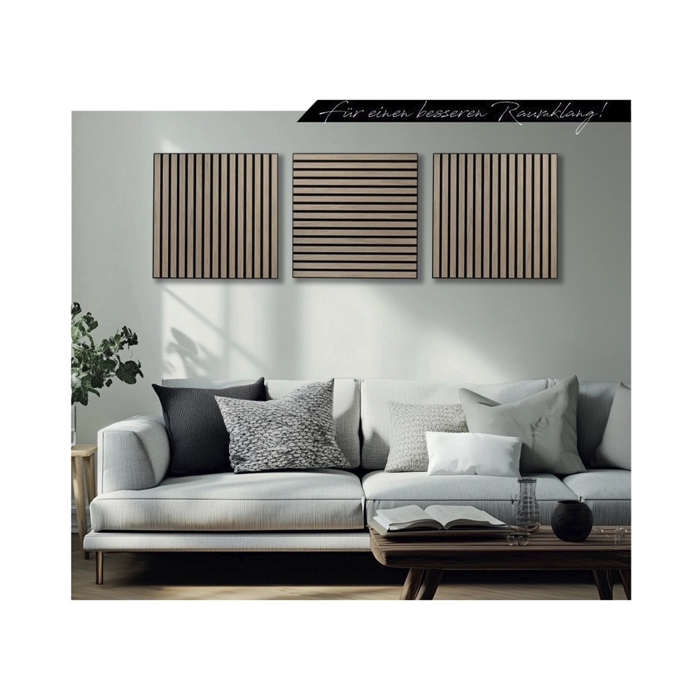 Kynast Exklusiv Akustikpaneel 60.5 x 60 cm hellbraun