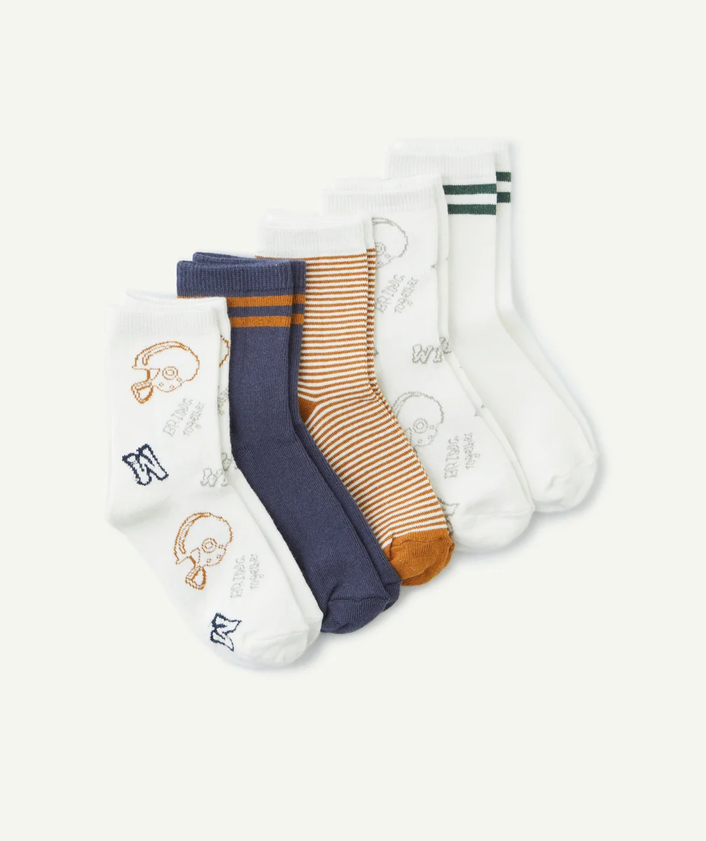lot de 5 paires de chaussettes garçon thème racing