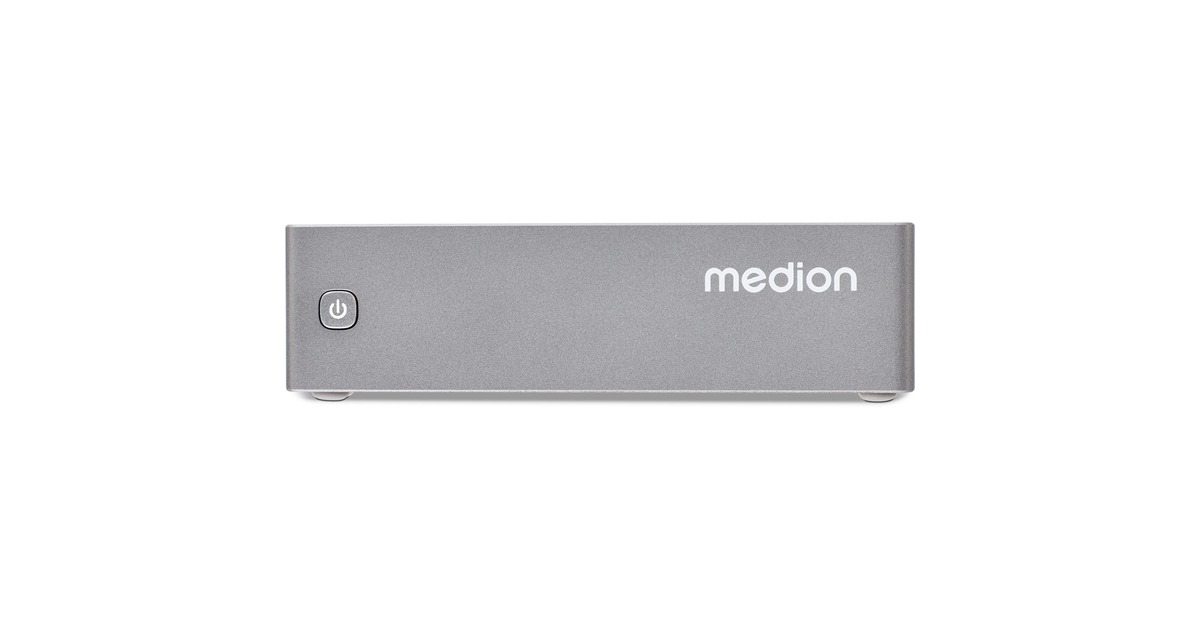 MedionMini S06 MD35370 pc-systeem  (Zilver | Core i5-1335U | Iris Xe Graphics | 16 GB | 512 GB SSD)