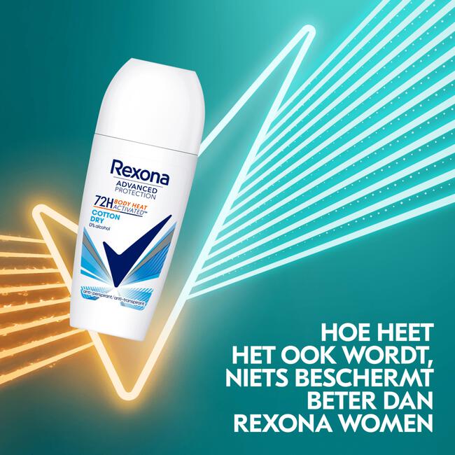 Rexona Women Cotton Dry Anti-Transpirant Deodorant Roller 50 ML