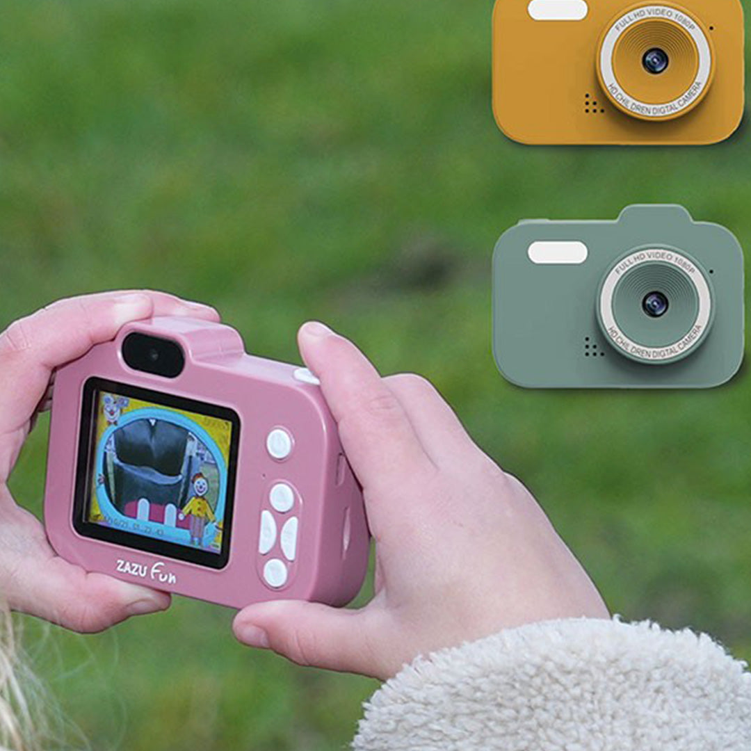 zazu kindercamera digitaal - geel
