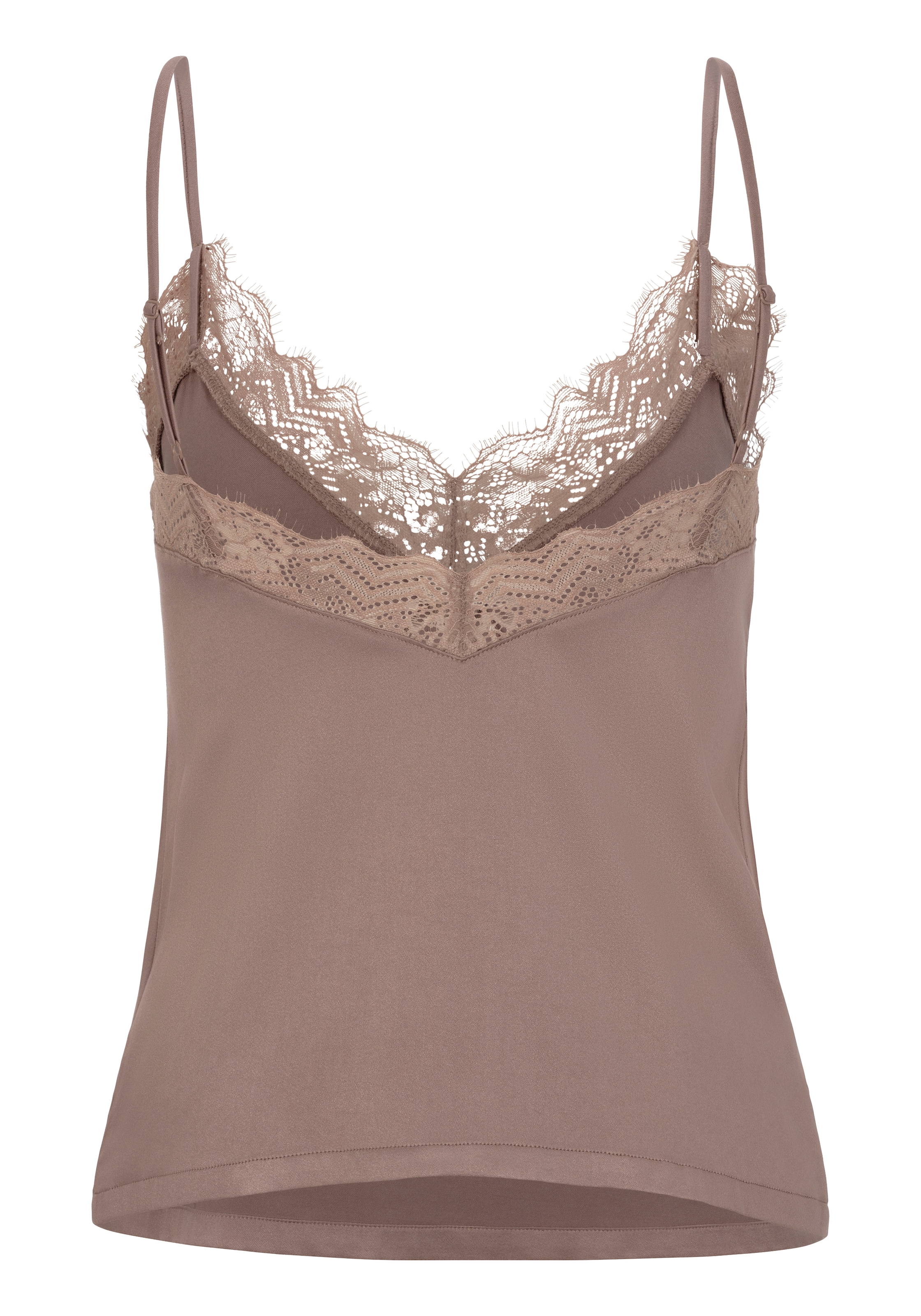HUGO Underwear Spitzentop »RED LABEL LACE_CAMI«, mit V-Ausschnitt