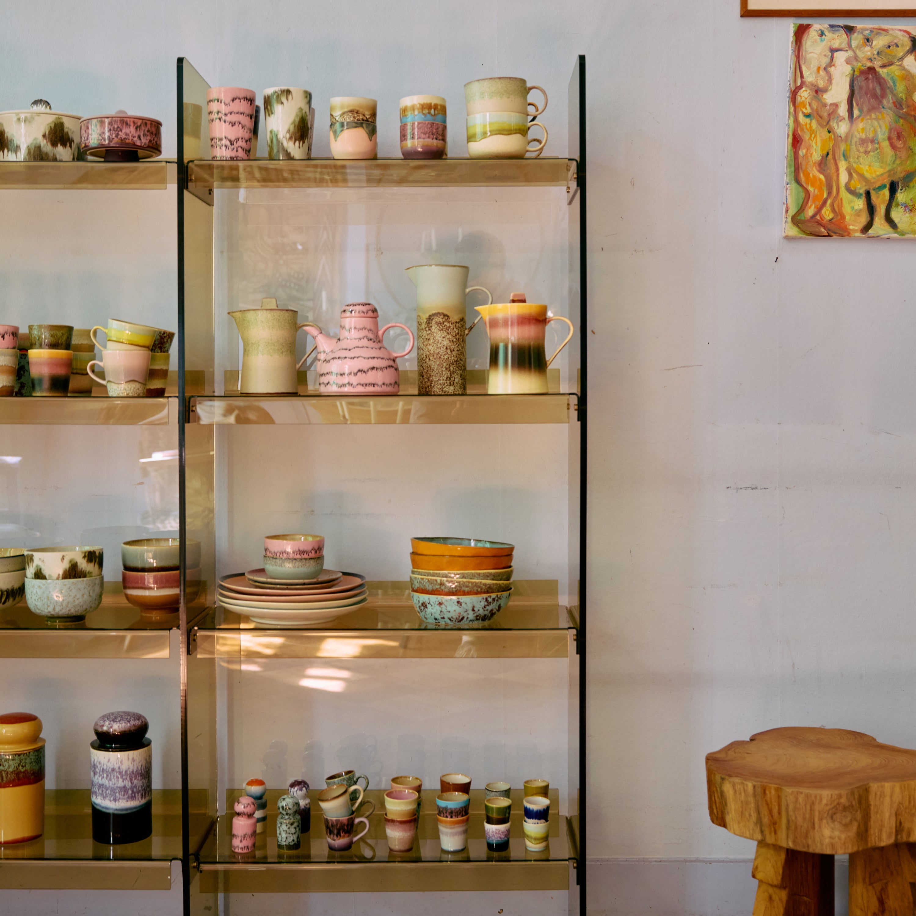 HKliving 70's Ceramics Theepot - Slush
