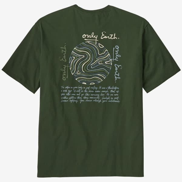 T-shirt PATAGONIA M'S CTA ORGANIC T-SHIRT EARTH CURRENTS: TORREY PINE GREEN