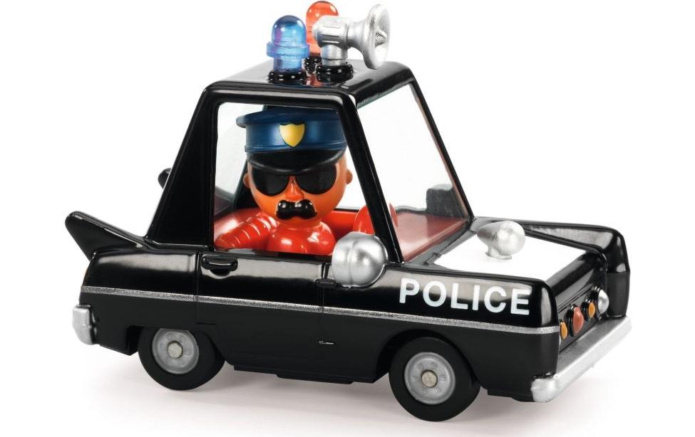 Auto Crazy Motors – Hurry PoliceMetallauto mit Federung