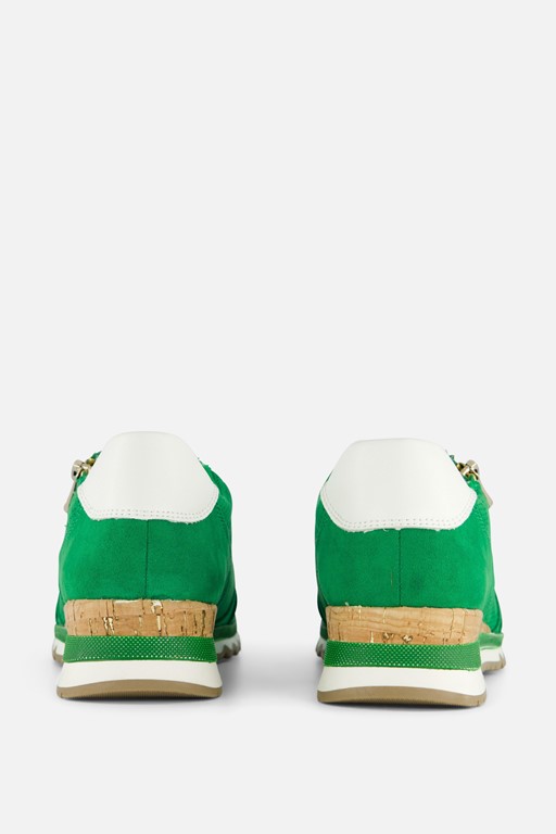 Marco Tozzi Perfo Sneakers groen Textiel