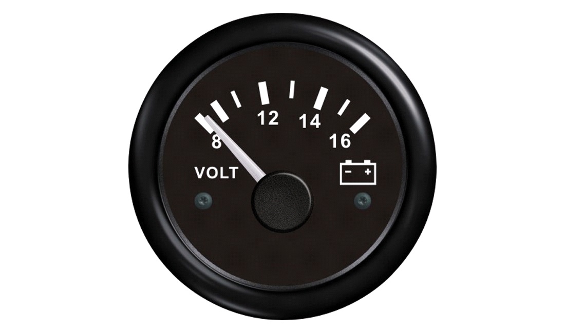 Voltmeter sort 12v