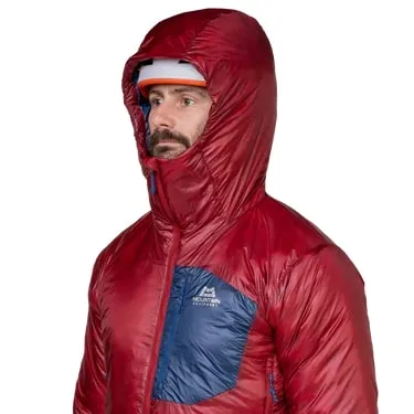 Mountain Equipment Oreus Hooded Mens Jacket Merlot/admiral Blue