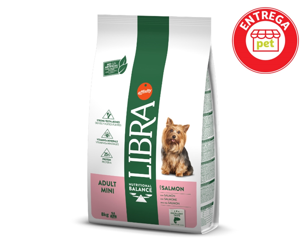 RAÇÃO PARA CÃO MINI LIBRA SALMÃO 8KG