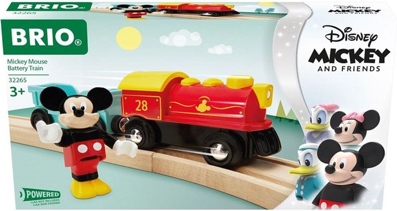Brio - Mickey Trein - Speelgoed - Houten - Batterij Aangedreven