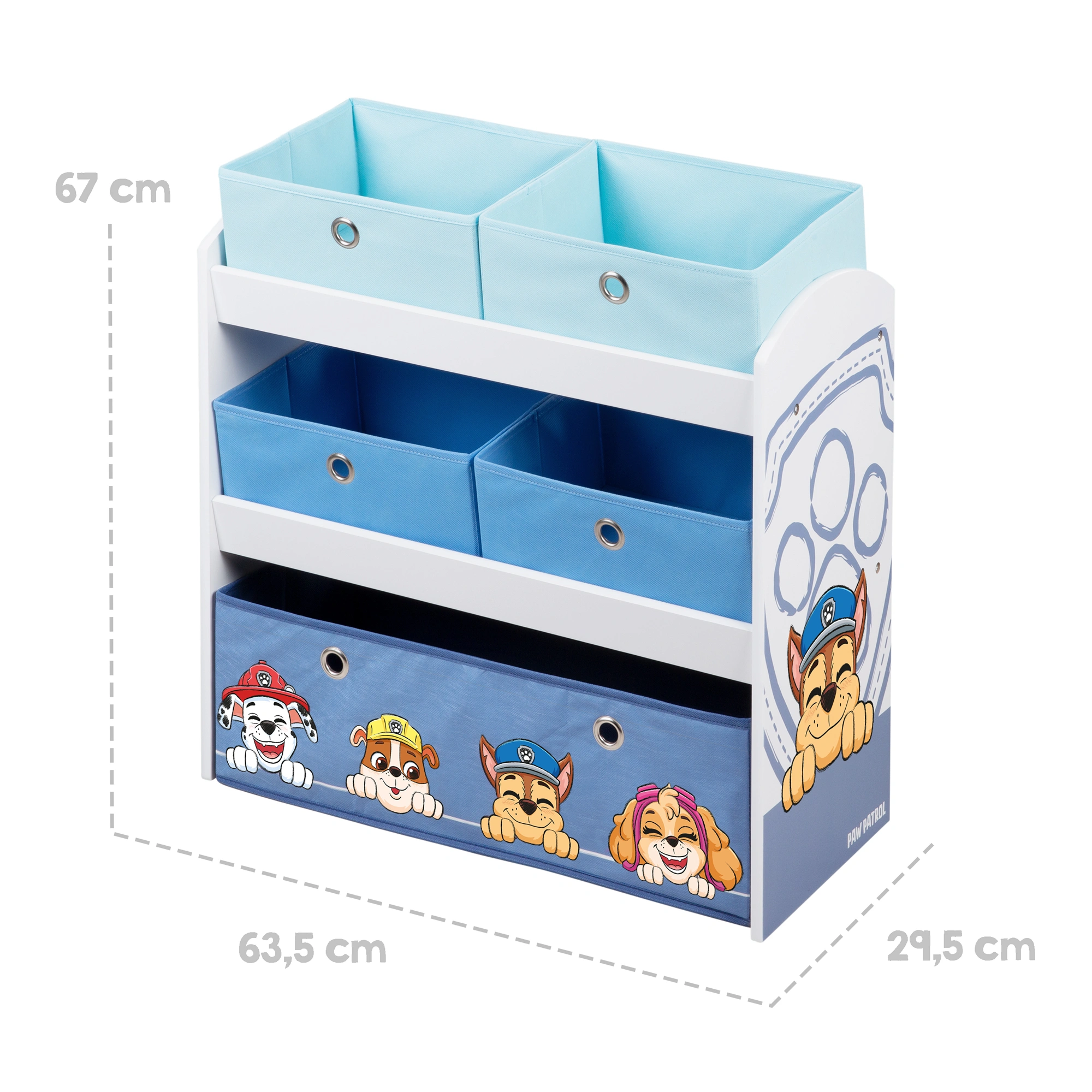 Spielregal PAW PATROL