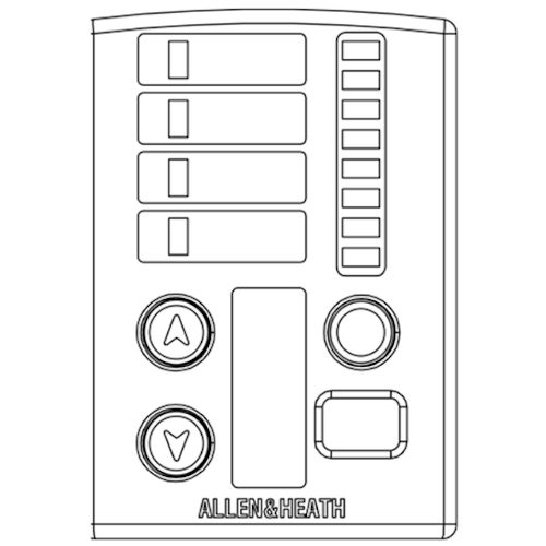 Allen & Heath PL-14 afstandbediening voor GR3 / GR4