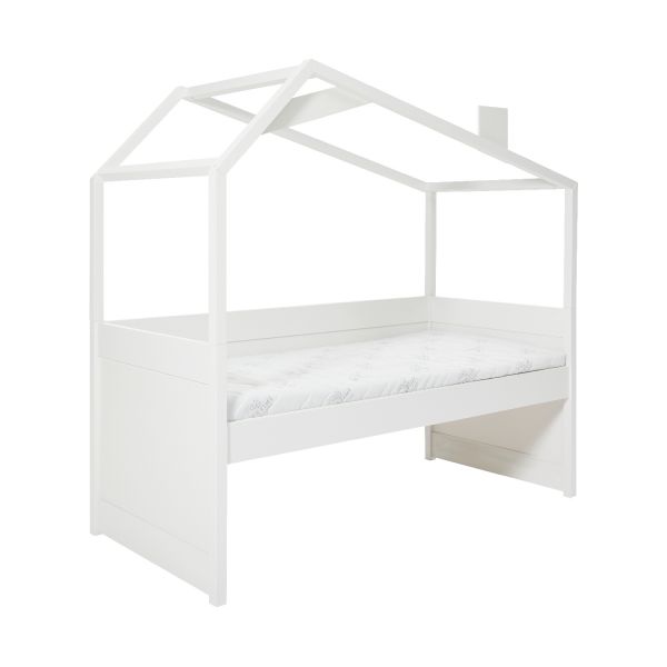 Cool Kids Kajuitbed Met Hutconstructie Wit 90 x 200 cm