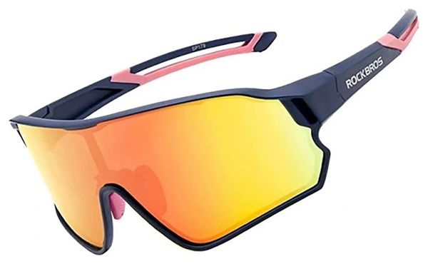Rockbros  Lunettes de Cyclisme Polarisées - Bleu