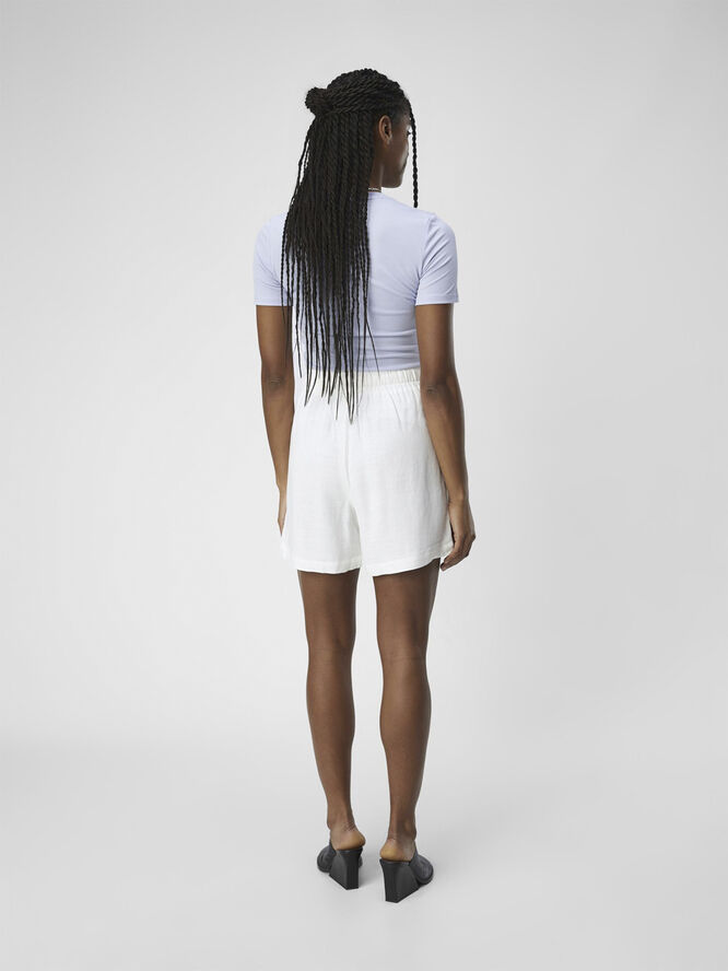 Object OBJSANNE HW WIDE SHORTS NOOS Cloud dancer/col
