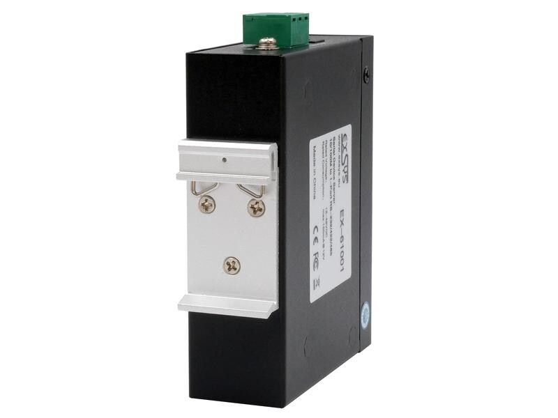 Exsys Serieller Geräteserver EX-61001 Serieller Multiprotokoll-Geräteserver mit 1 Ethernet Port