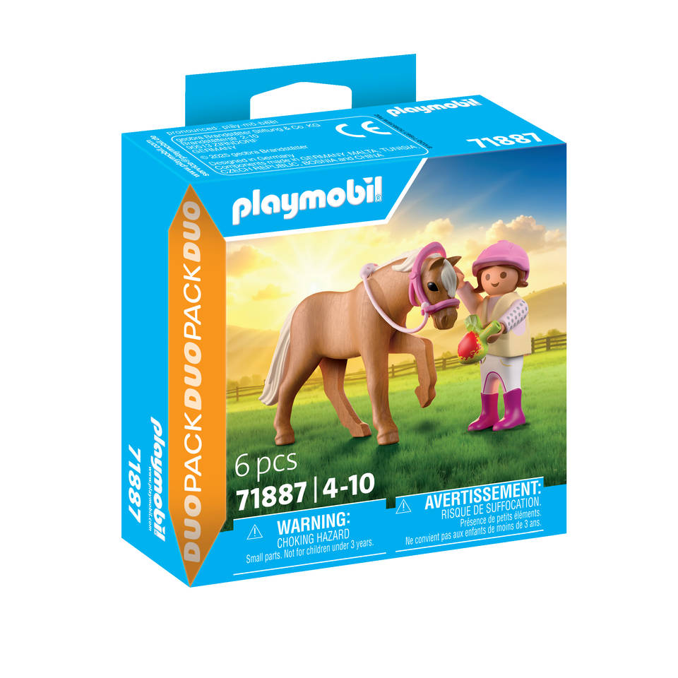 PLAYMOBIL meisje met pony 71887