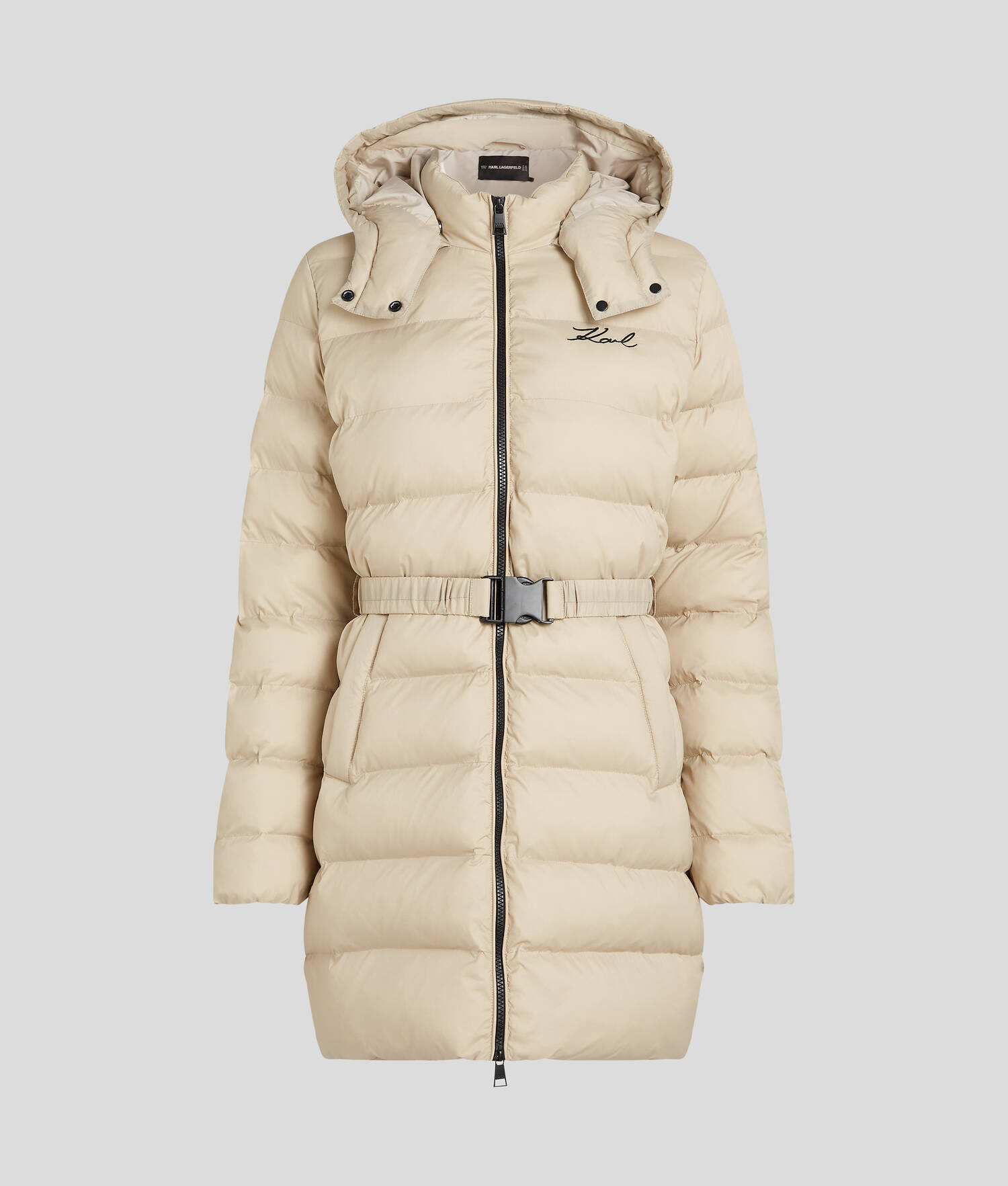 LONGUE VESTE MATELASSÉE KARL SIGNATURE