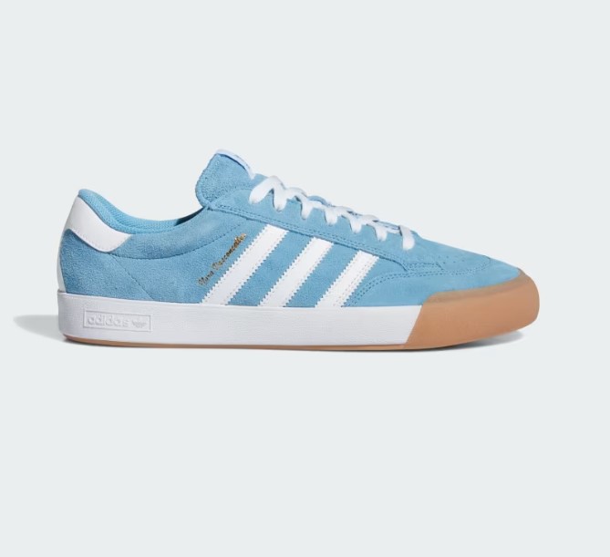 Adidas Skateboarding Nora Light Blue Cloud White Gum 3.5 US / 35.5 EU