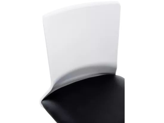 Chaise de bureau - Similicuir & Plastique - Noir - Apolda