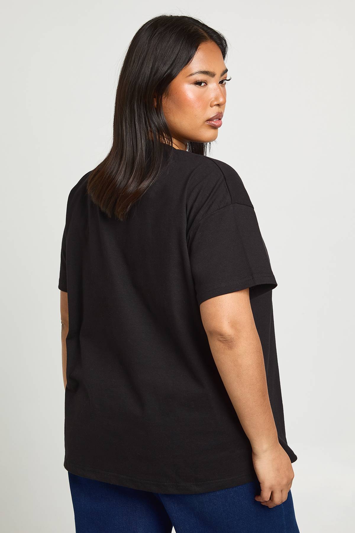 boohoo T-shirt Basique Oversize À Manches Courtes Plus