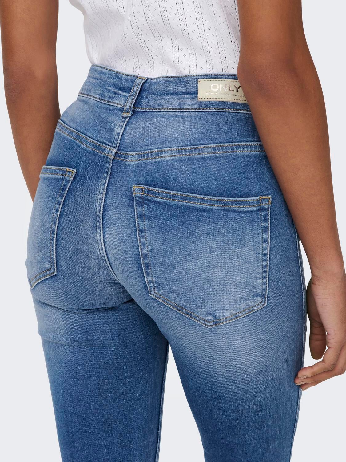 ONLBOBBY Mittlere Taille Skinny Fit Jeans Medium Blue Denim