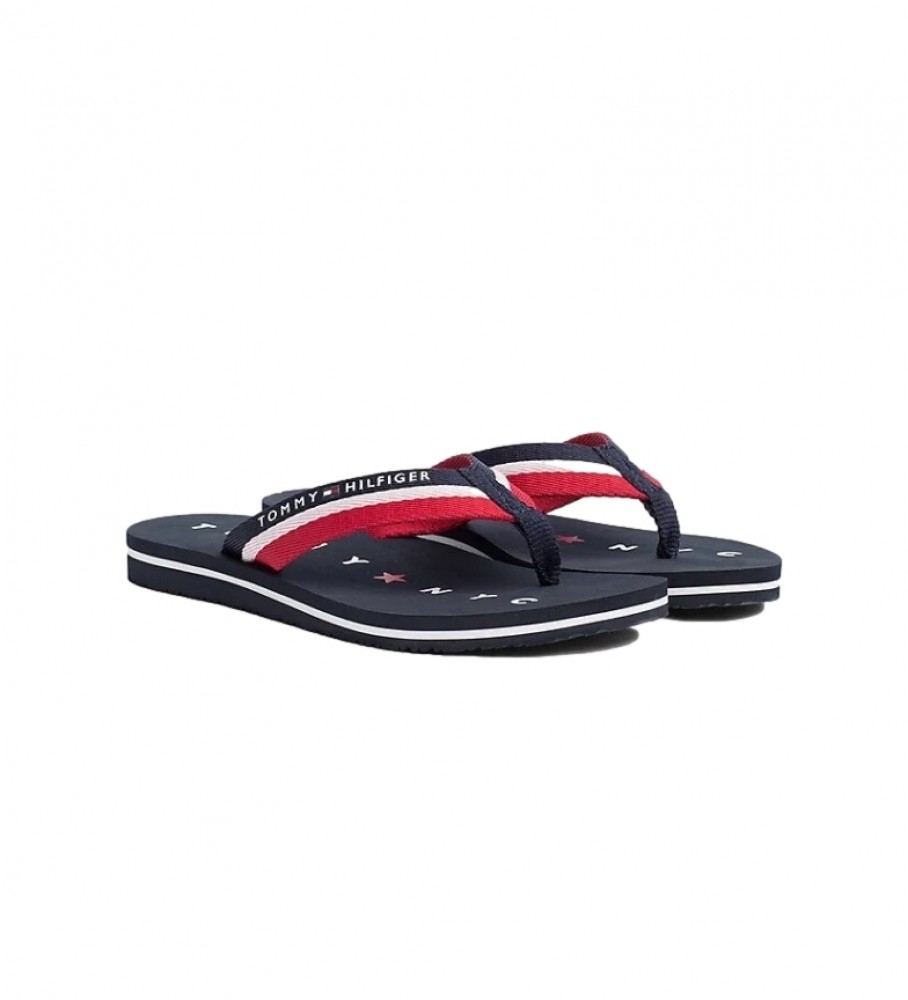 Chinelo Tommy Hilfiger Tommy Loves NY Navy